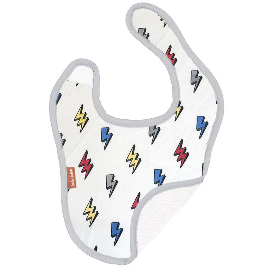 Lightning Bolt Reversible Velcro Bib - Denny's