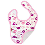 Kisses Reversible Velcro Bib - Denny's