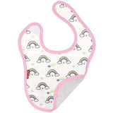 Rainbow Reversible Velcro Bib - Denny's