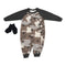 Stars & Chacoal Camo Raglan Union Suit - Denny's
