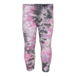 Charcoal, Pink & Lavender Tie Dye Legging - Denny's
