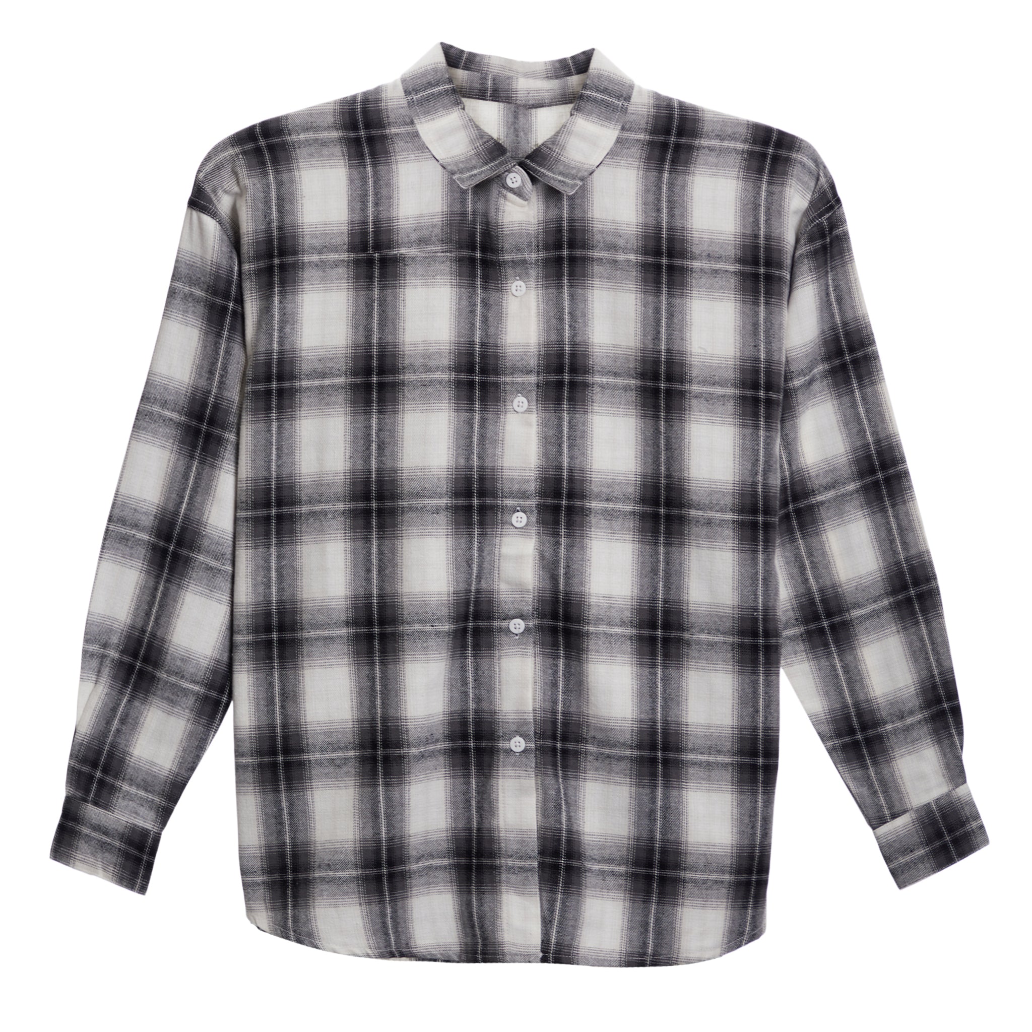 Plaid Boyfriend Shirt - Denny's