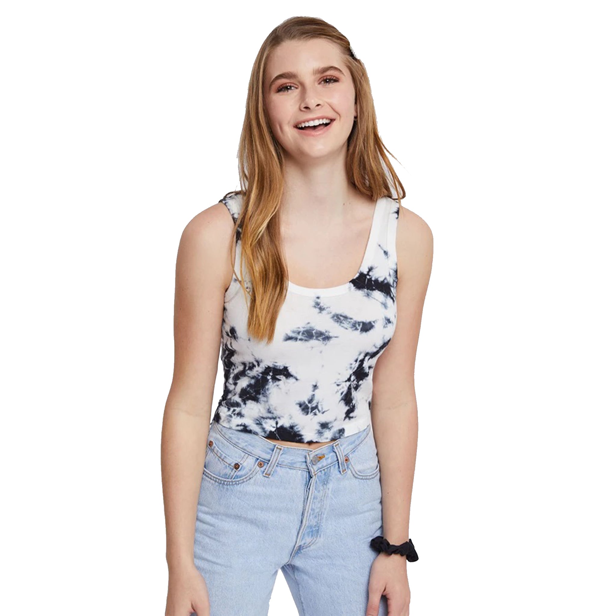 Del Ray Tie Dye Crop Tank - Denny's