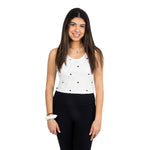 Del Ray Heart Crop Tank - Denny's