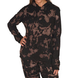 Bleached Ripped Hoodie - Denny's