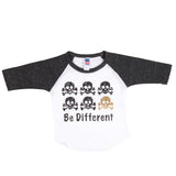 Raglan White/Onyx Be Different - Denny's