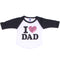 Raglan with I Heart Dad Pink Foil Heart - Denny's
