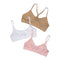 3PK Bra - Rose, White & Nude - Denny's