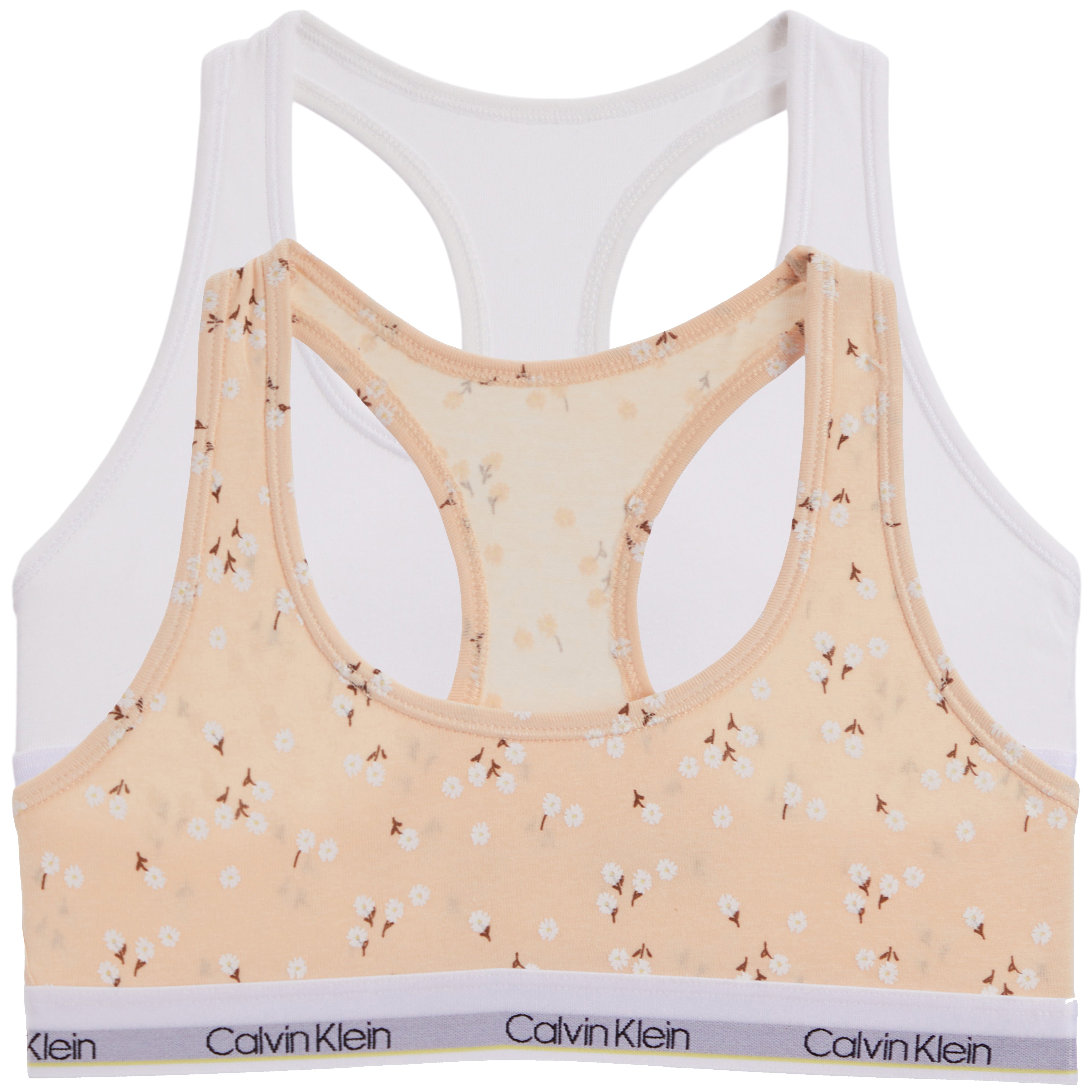 2pk Daisy & White Bralette - Denny's