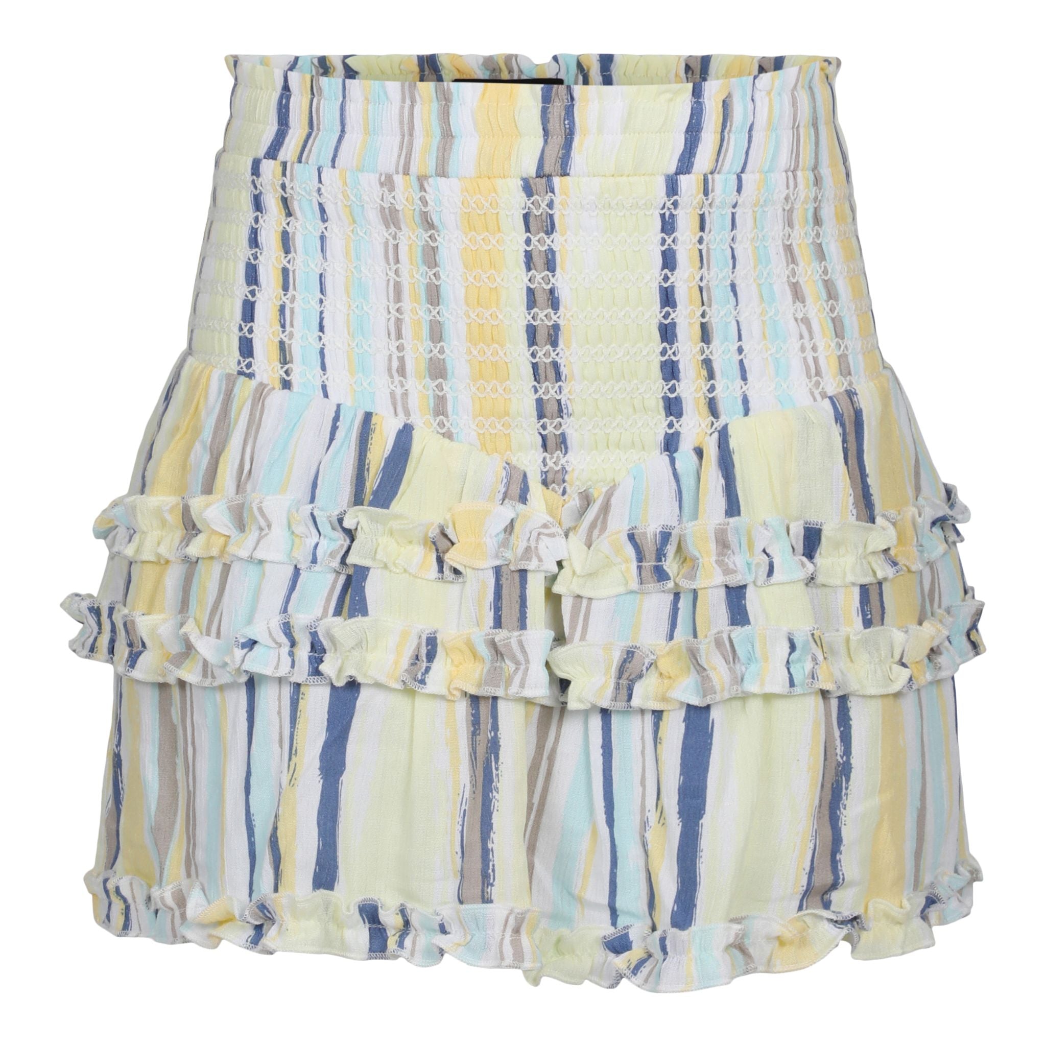 Stripe Smock Mini Skirt - Denny's