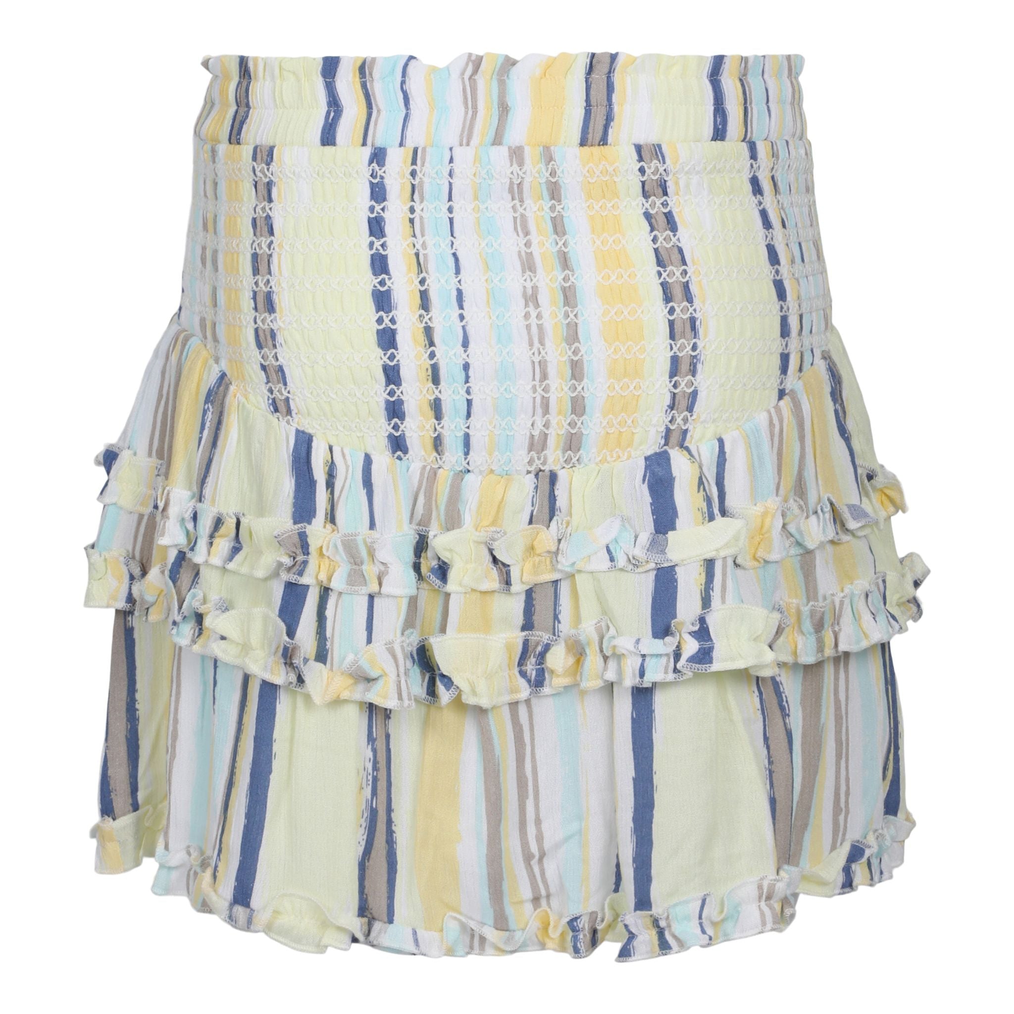 Stripe Smock Mini Skirt - Denny's