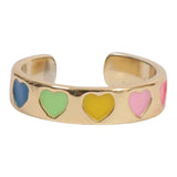 Hearts Adjustable Ring - Denny's