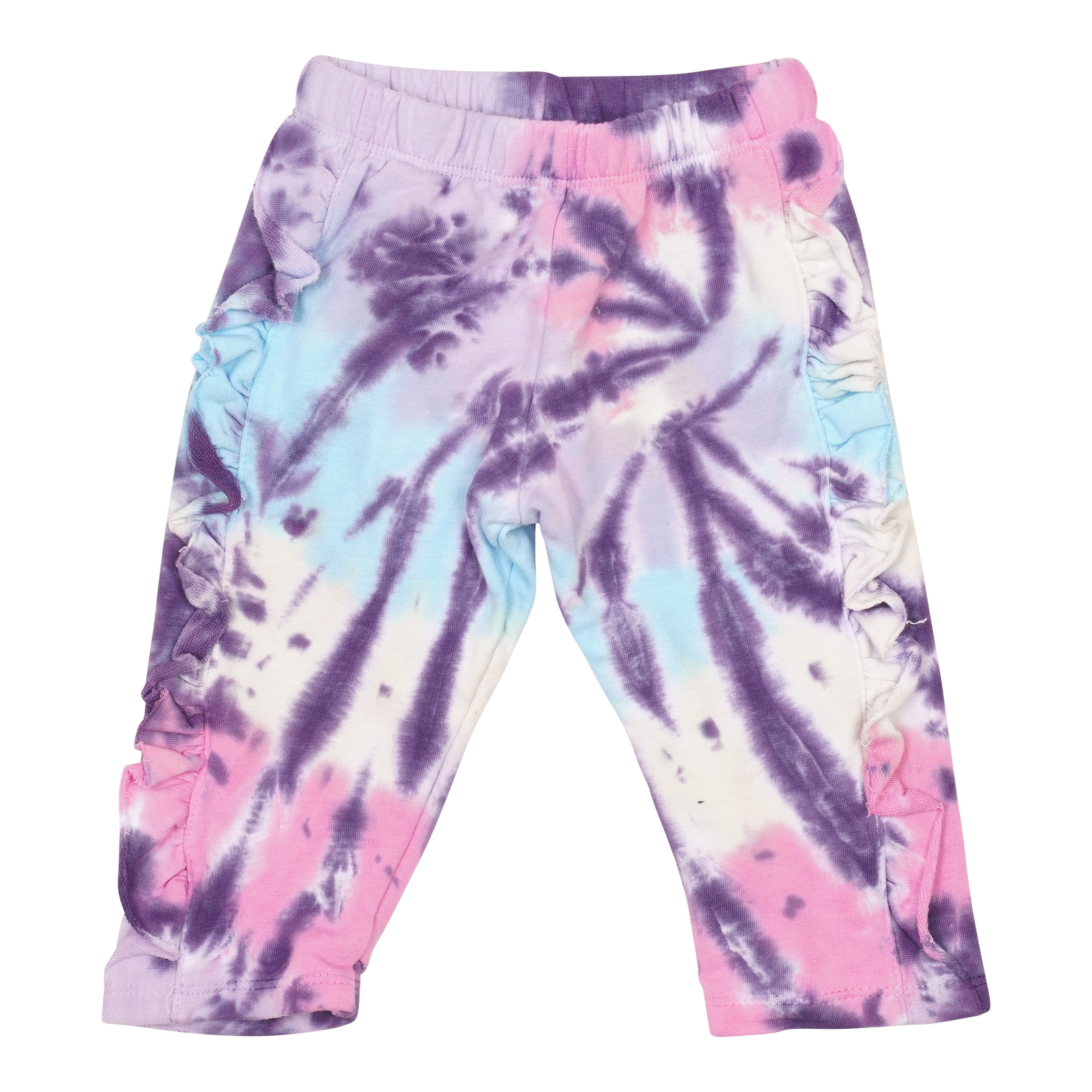 Tie Dye Side Ruffle Jogger - Denny's