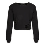 Destruction Crop Sweatshirt - Denny's
