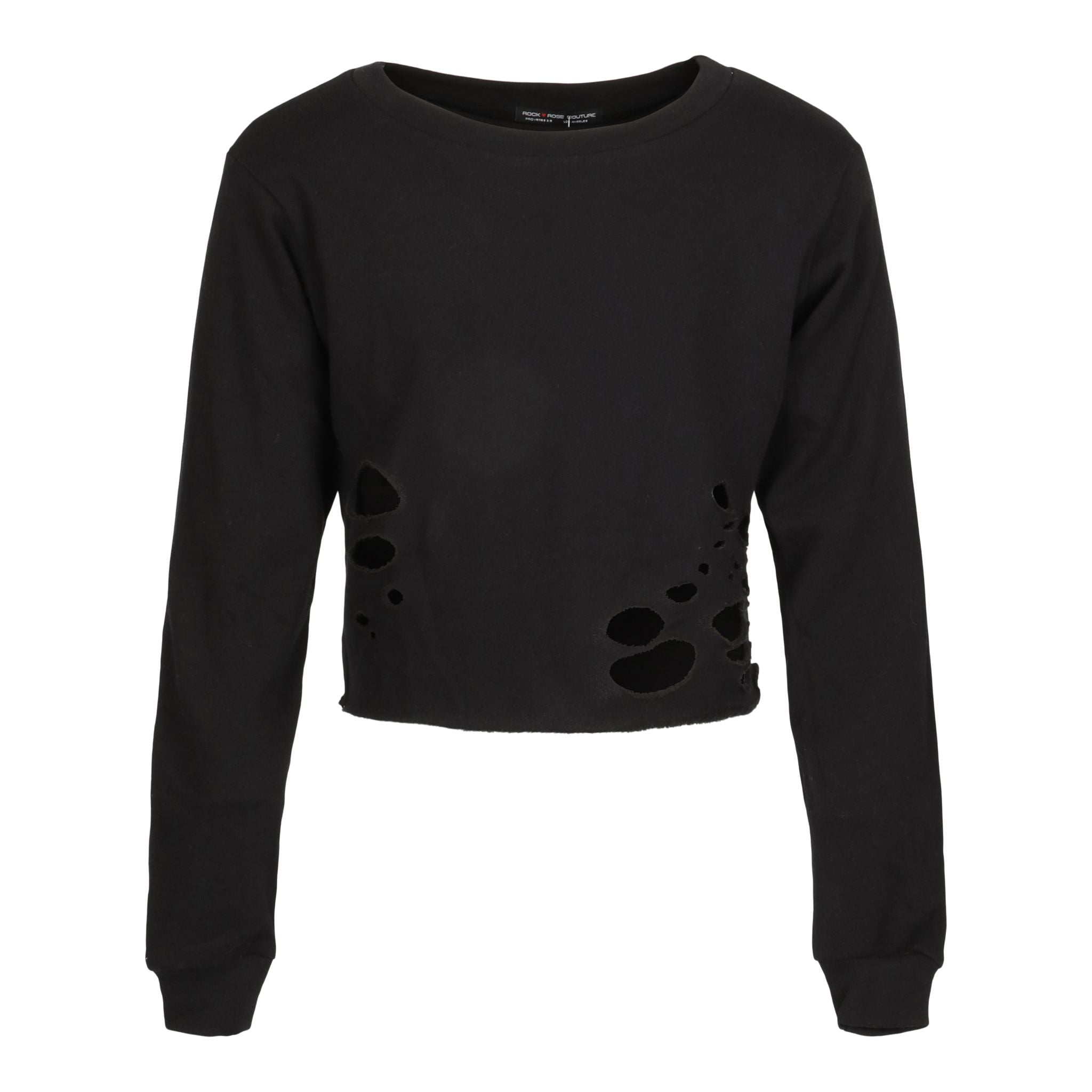 Destruction Crop Sweatshirt - Denny's