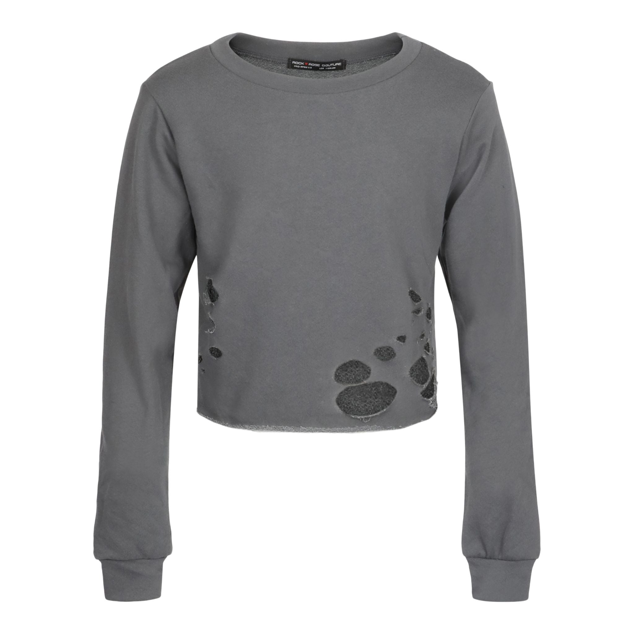 Destruction Crop Sweatshirt - Denny's