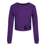Destruction Crop Sweatshirt - Denny's