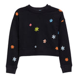 Embrodiered Flowers Jada Pullover - Denny's