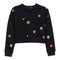 Embrodiered Flowers Jada Pullover - Denny's