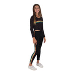 Legging with Rainbow Love Taping Down Sides - Denny's