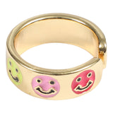 Smiley Face Adjustable Ring - Denny's