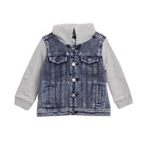 Hoody Indigo Mix Jacket - Denny's
