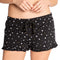 Oh My Stars Black Ruffle Short - Denny's