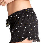 Oh My Stars Black Ruffle Short - Denny's
