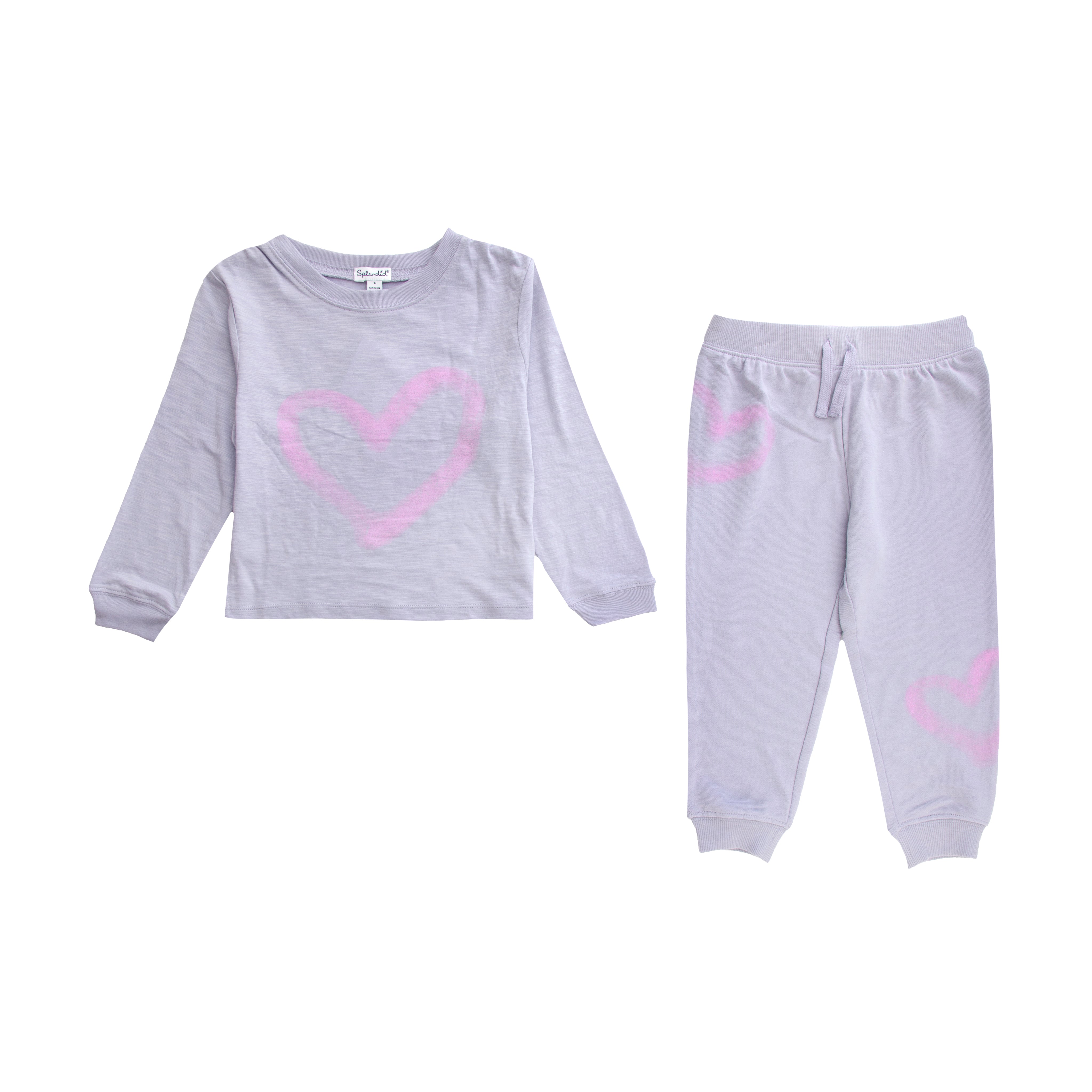 2pc Lavender Heart Set - Denny's