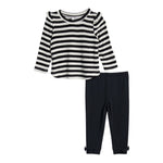 2pc Cest La Vie Stripe Top Set - Denny's