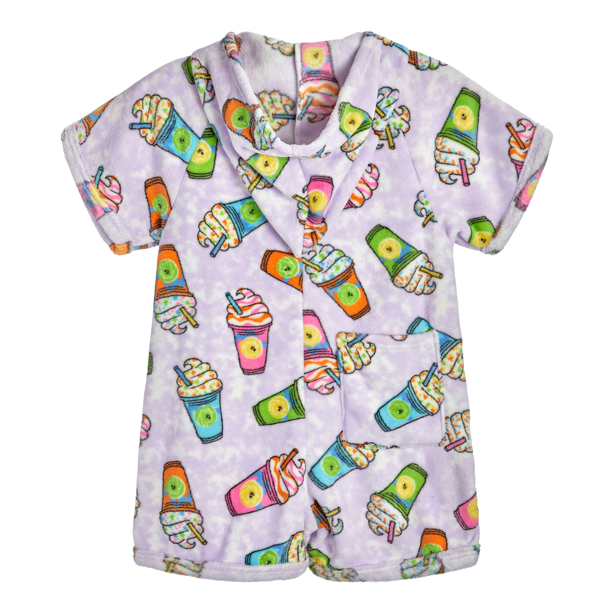 Fun Frappes Fuzzy Romper - Denny's