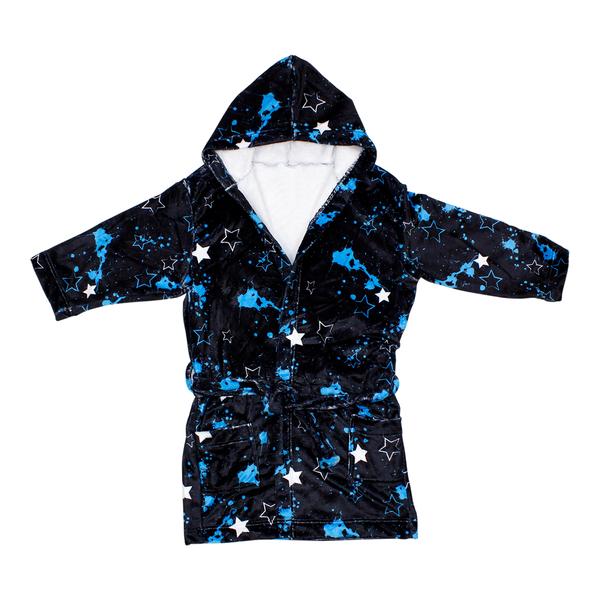 Blue Star Plush Robe - Denny's