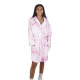 Pink Marble Plush Robe - Denny's
