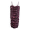 Shirred Front Metallic Dress - Denny's