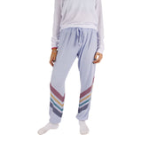 Apres Ski Jogger Peachy Jersey with Chevron - Denny's