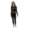 Long Sleeve Cold Shoulder with Rainbow Love Across Chest - Denny's