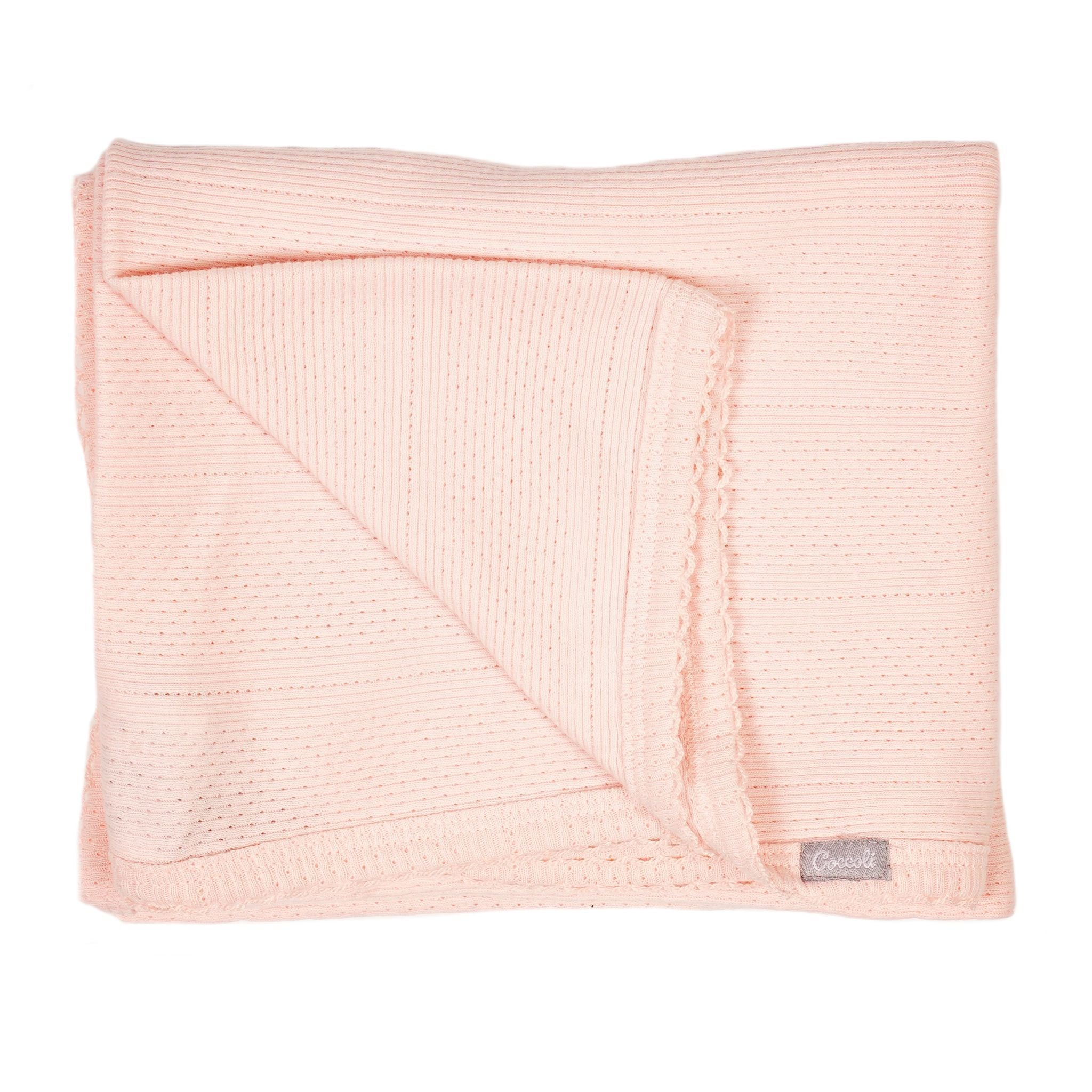 Blanket Pink Pointelle - Denny's