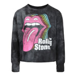 Tie Dye Rolling Stones Crop Tee - Denny's