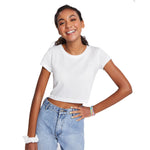 Vista Solid Crop Tee - Denny's