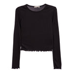 Lettuce Edge Ribbed Top - Denny's