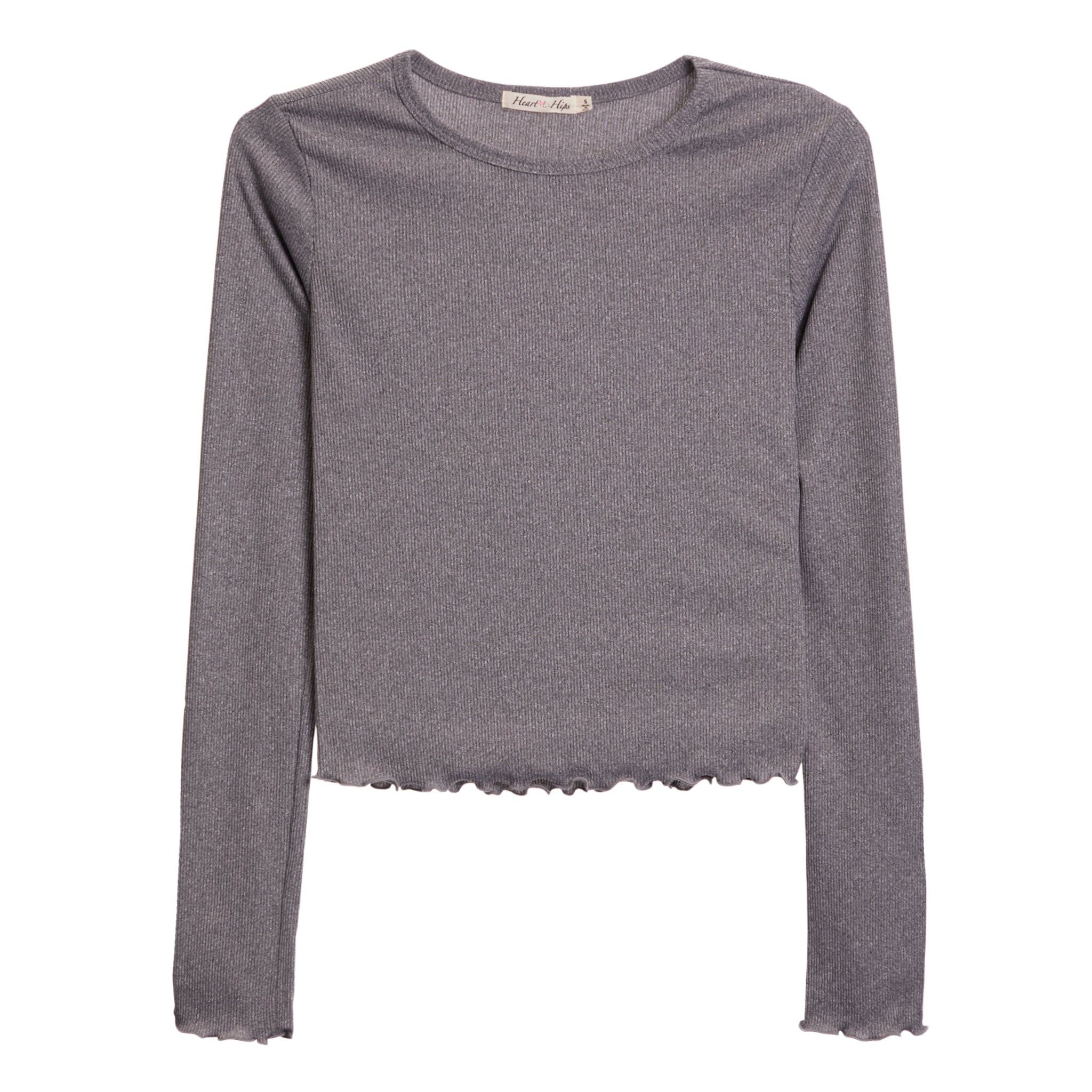 Lettuce Edge Ribbed Top - Denny's