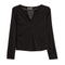 RIbbed Notch Neck Top - Denny's