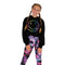 Neon Ombre Smiley Crop Hoody - Denny's