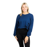 Cropped Ripped Sweatshirt - Denny's