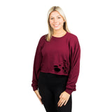 Cropped Ripped Sweatshirt - Denny's