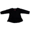 Black Ruffle Top - Denny's