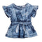 Tie Dye Ruffle Dress - Denny's