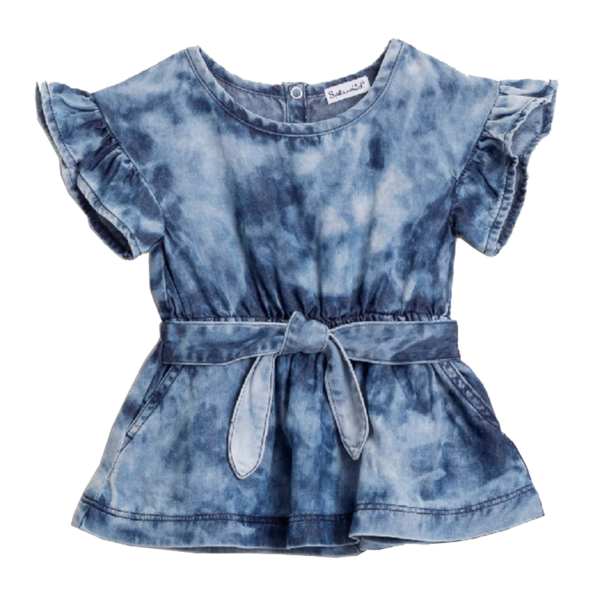 Tie Dye Ruffle Dress - Denny's