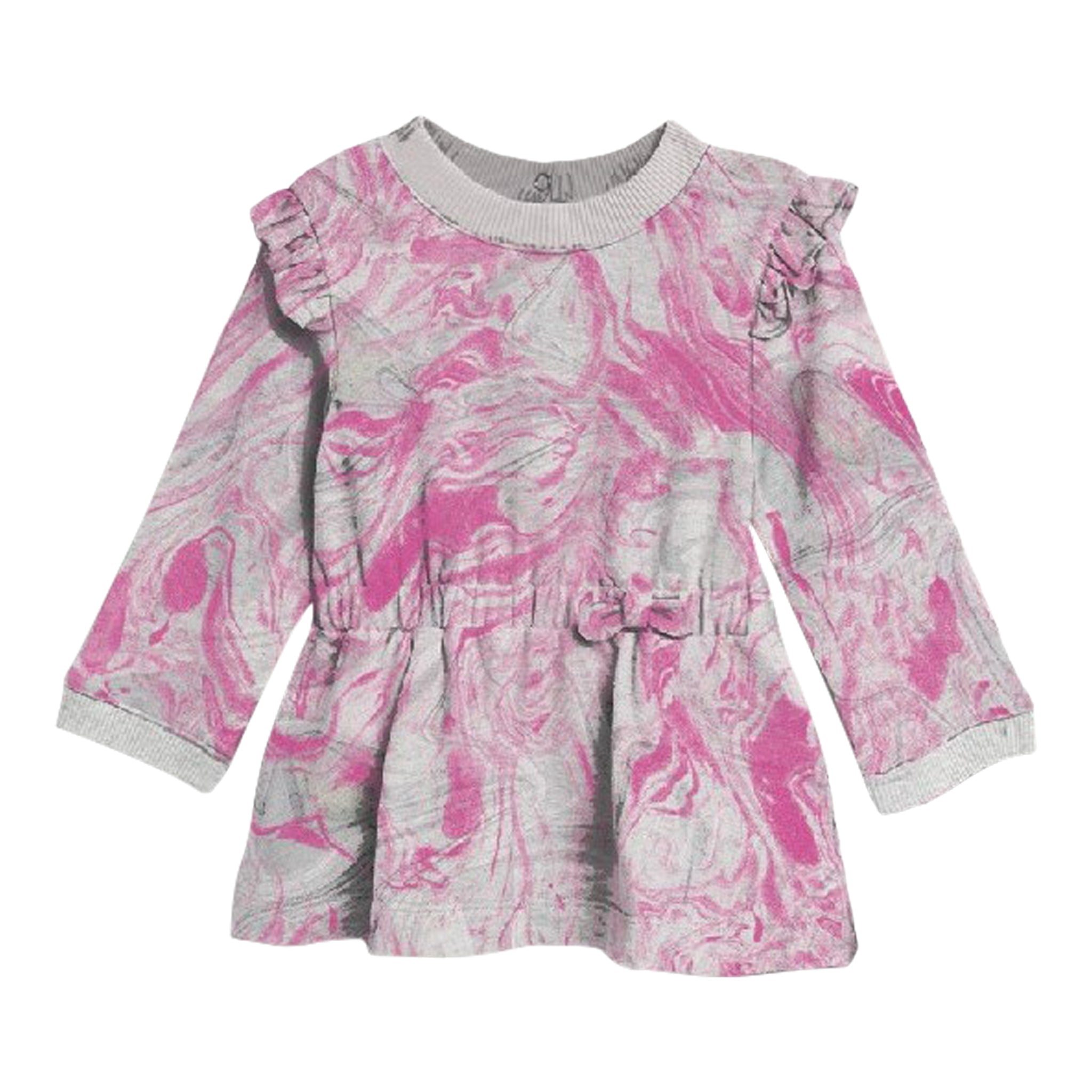 Marble Ruffle Dress - Denny's