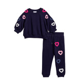 2pc Hearts Jogger Set - Denny's